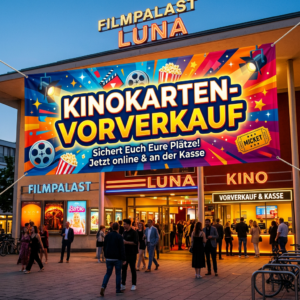 Kinokartenvorverkauf text banner